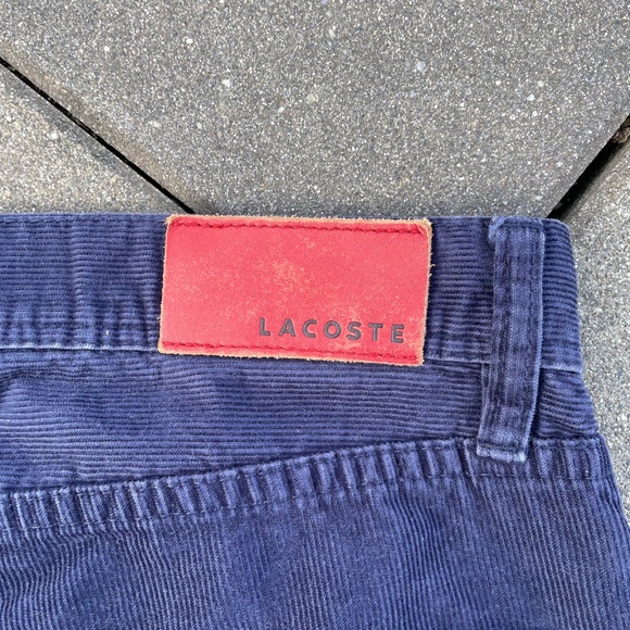 Lacoste Corduroy Pants - Size 32 - Picture 10 of 12